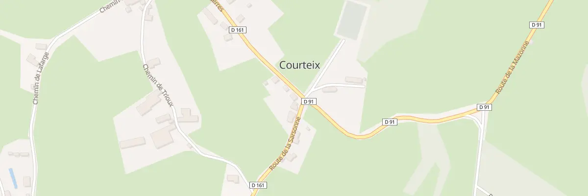 Plan du 1 Rte des Lierres à Courteix