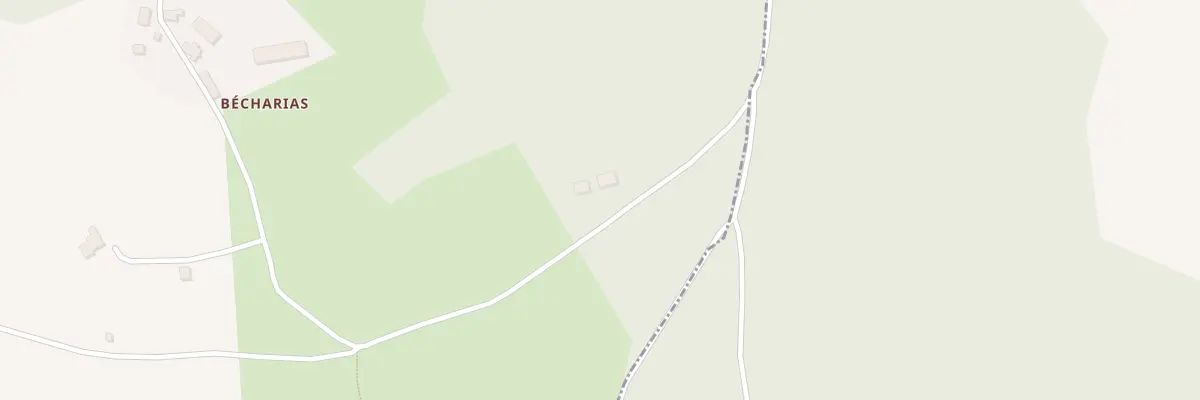 Plan du 7 Bécharias à Saint-Martial-le-Vieux