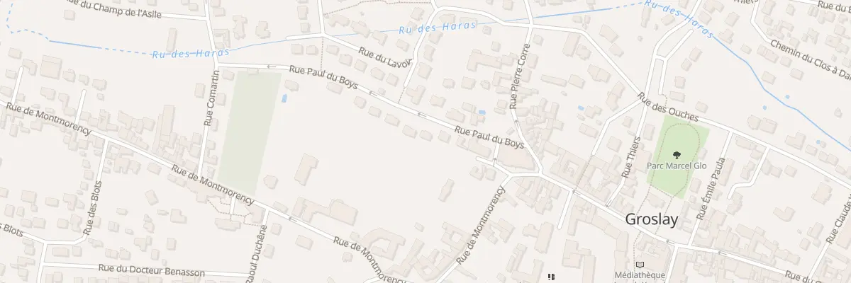 Plan du 7 Rue du Boys à Groslay