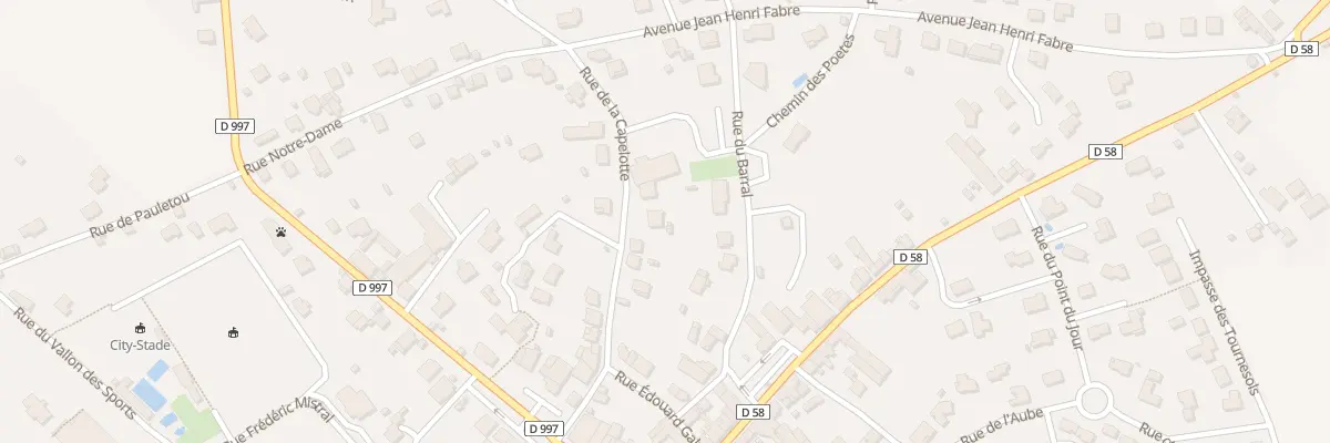 Plan du 12 Rue de la Capelotte à Naucelle