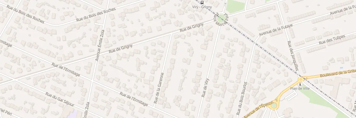 Plan du 9 Rue de la Garenne à Sainte-Geneviève-des-Bois