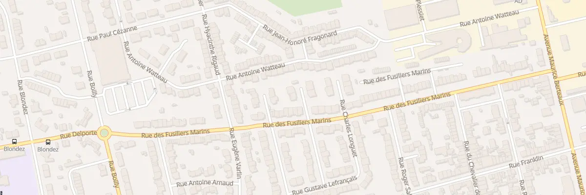 Plan du 13 Rue Paul Lafargue Saint Pol à Dunkerque