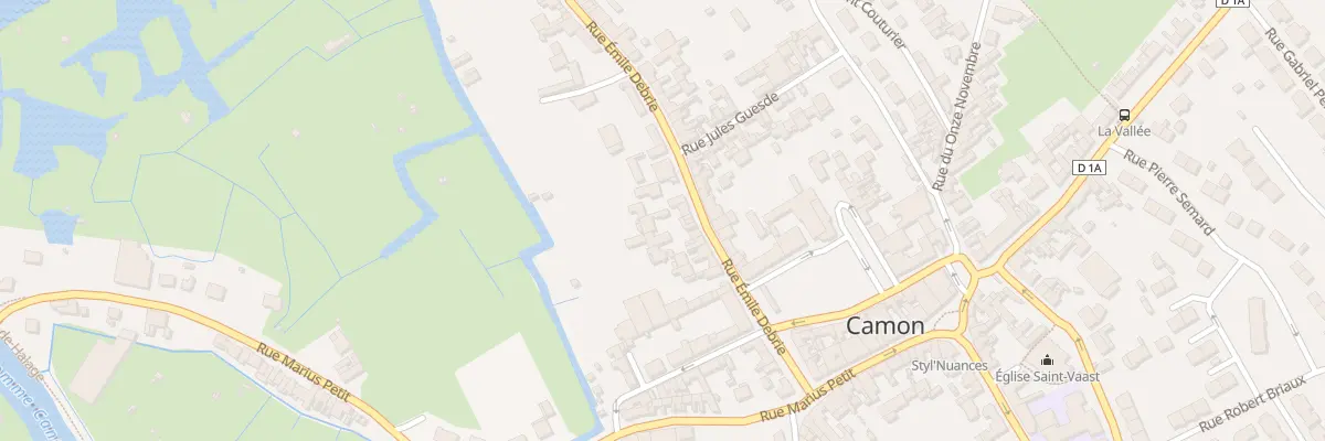 Plan du 21 Rue Emile Debrie à Camon