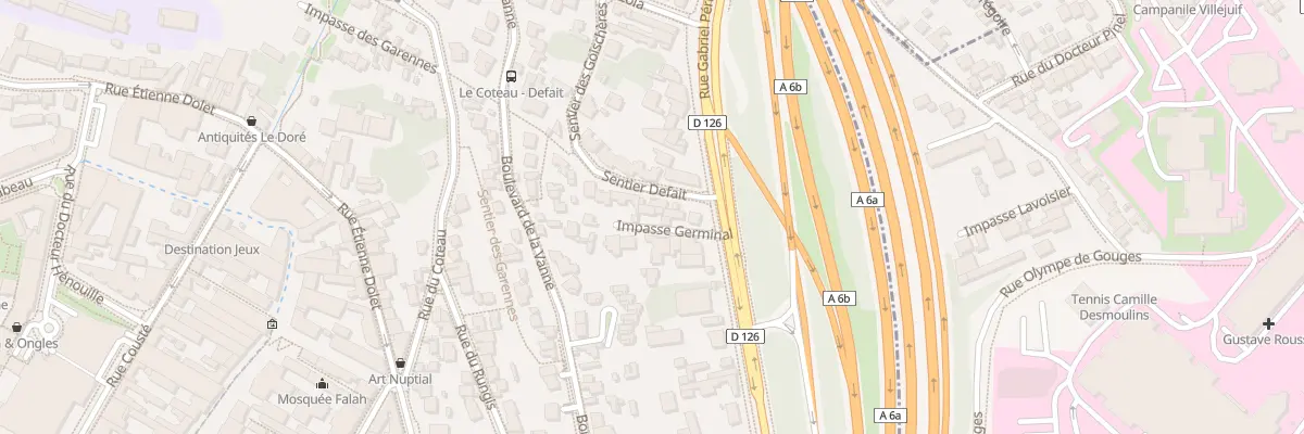 Plan du 4 Imp Germinal à Cachan