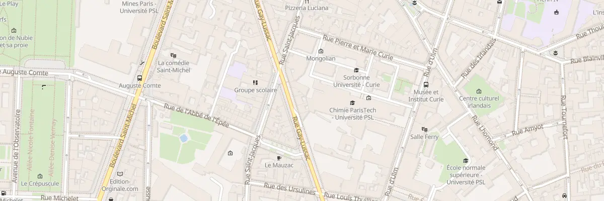 Plan du 35 Rue Gay-Lussac à Paris 5e Arrondissement