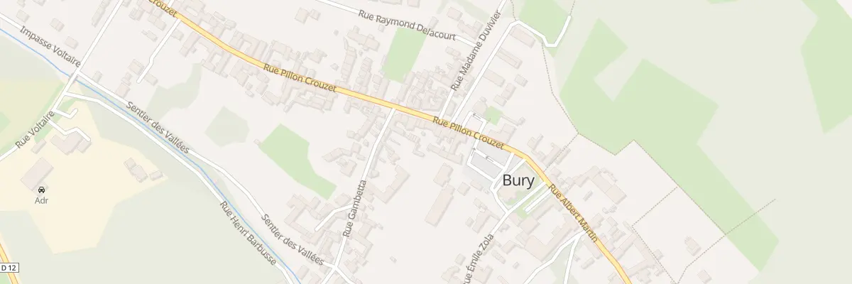 Plan du 131 Rue Pillon Crouzet à Bury