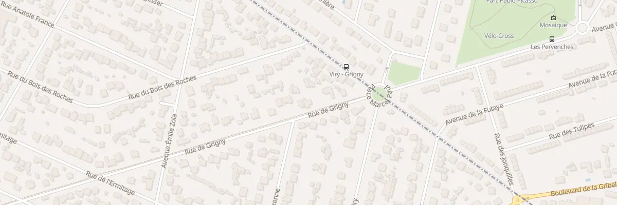 Plan du 65 Rue de Grigny à Sainte-Geneviève-des-Bois