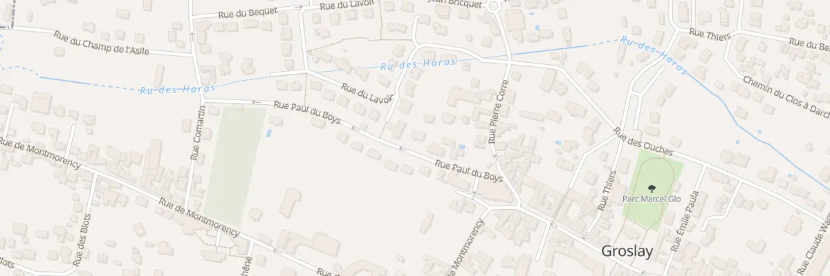 Plan du 10 Rue du Boys à Groslay