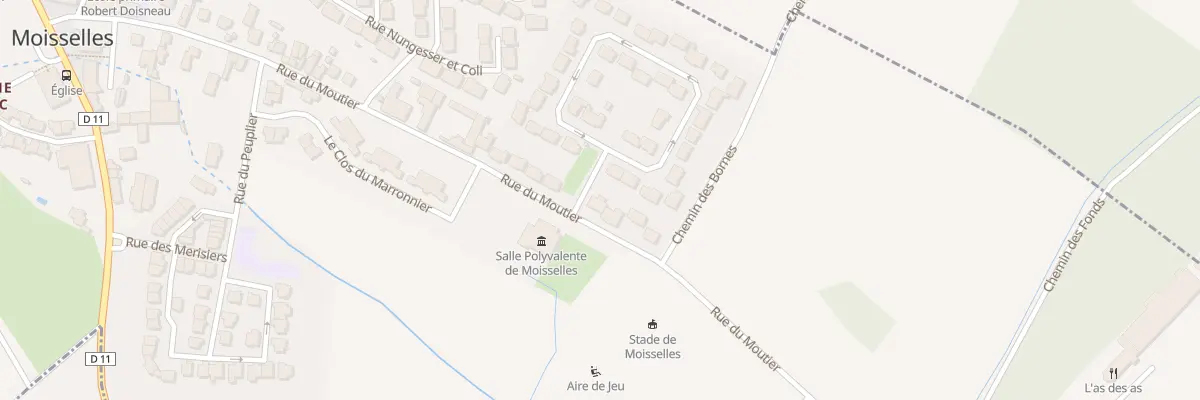 Plan du 53 Rue du Moutier à Moisselles