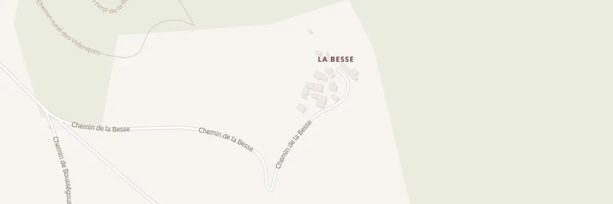 Plan du 2715 Che de la Besse à Montredon-Labessonnié