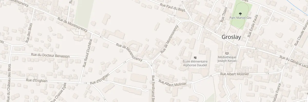 Plan du 16 Rue de Montmorency à Groslay