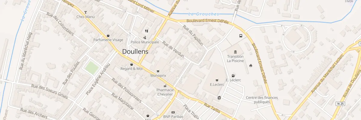 Plan du 2 Rue de Verdun à Doullens