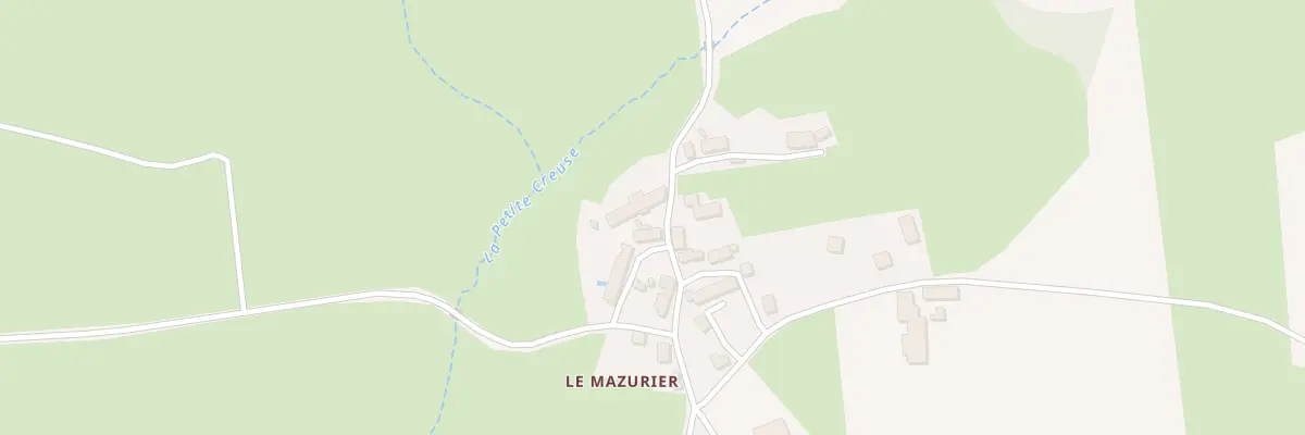 Plan du 2 Le Mazurier à Soumans