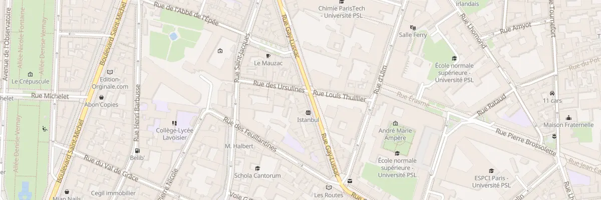 Plan du 56 Rue Gay-Lussac à Paris 5e Arrondissement