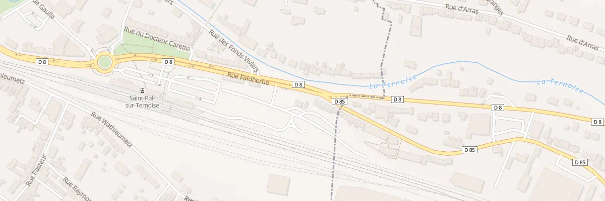 Plan du 2 Rue Faidherbe à Saint-Pol-sur-Ternoise