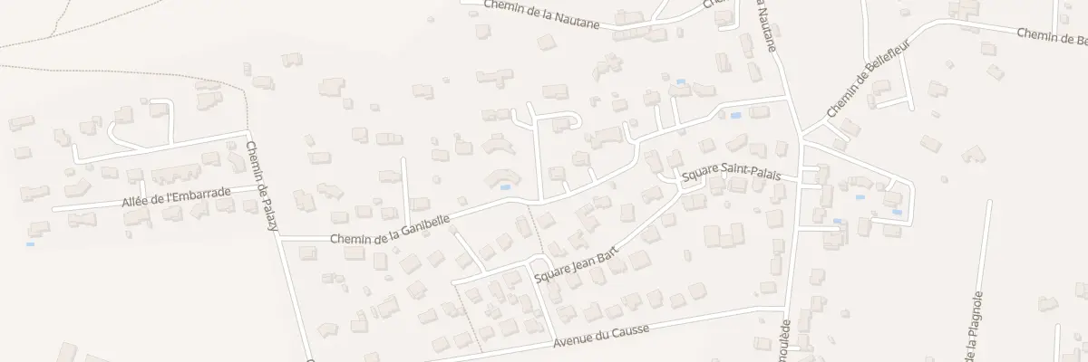 Plan du 242 Che de la Ganibelle à Payrin-Augmontel