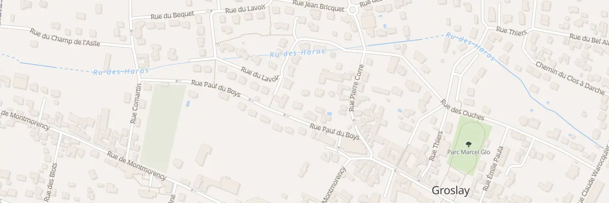 Plan du 8 Rue du Boys à Groslay
