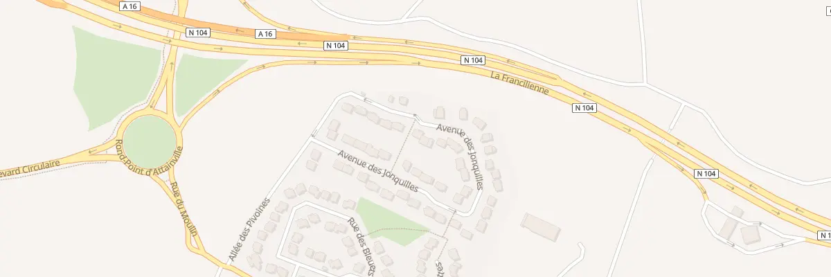 Plan du 31 Av des Jonquilles à Attainville
