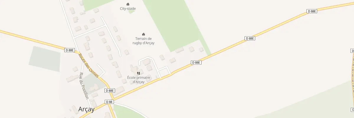 Plan du 6 Rue Grande Rue à Arçay
