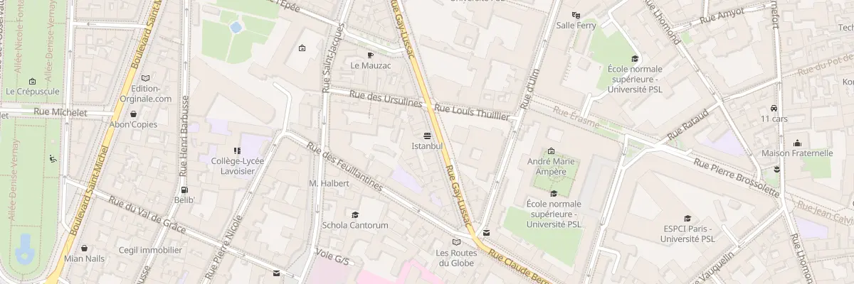 Plan du 62 Rue Gay-Lussac à Paris 5e Arrondissement