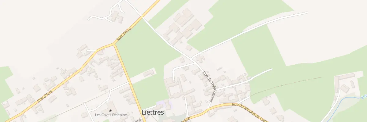 Plan du 15 Rue de Thérouanne à Liettres