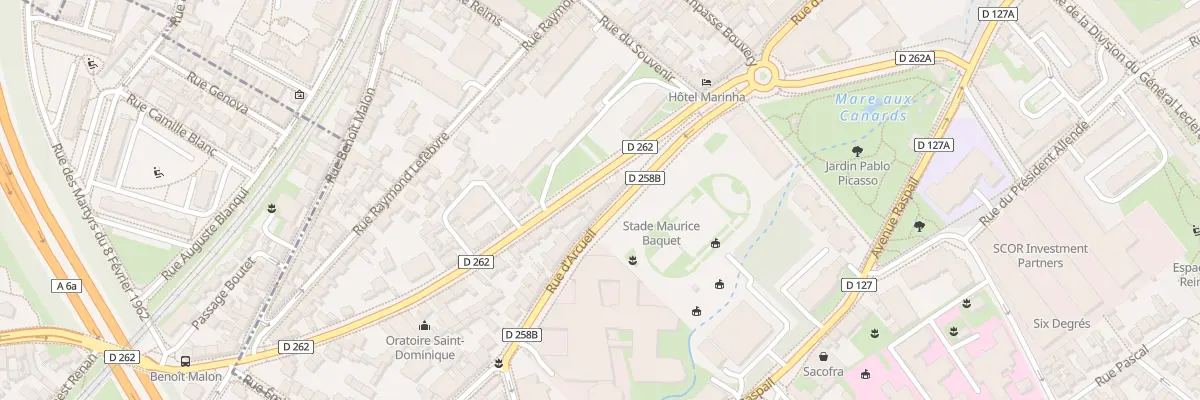 Plan du 11 Av Pasteur à Gentilly