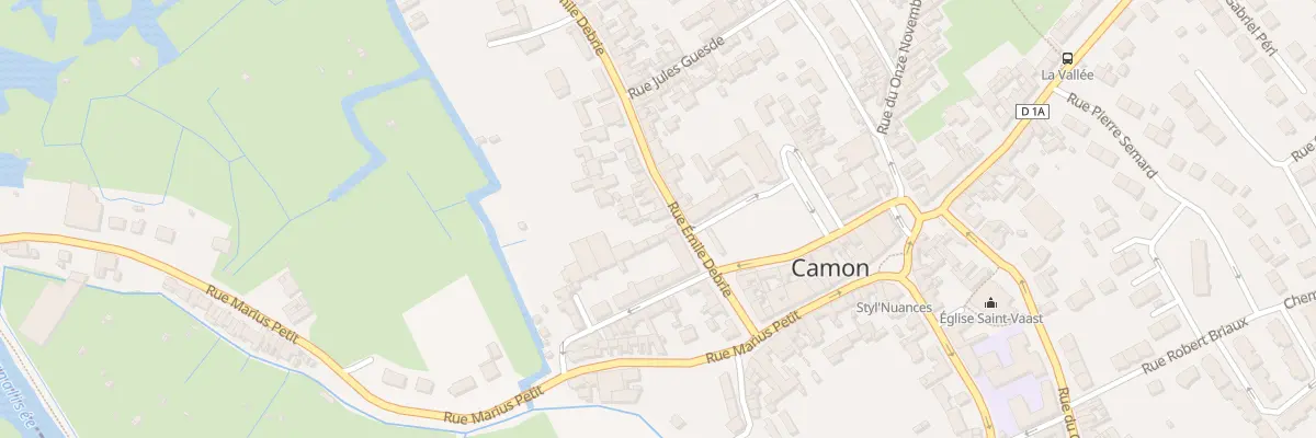 Plan du 9 Rue Emile Debrie à Camon