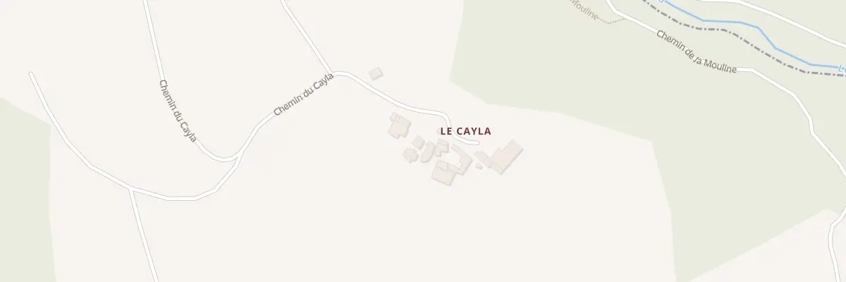 Plan du 1268 Che du Cayla à Terre-de-Bancalié