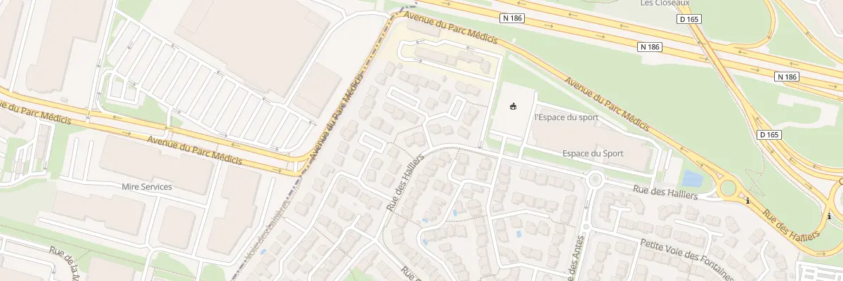 Plan du 1 Rue Francois Pilatre de Rozier à Rungis
