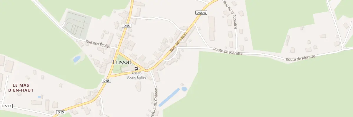 Plan du 3 Imp du Tailleur à Lussat