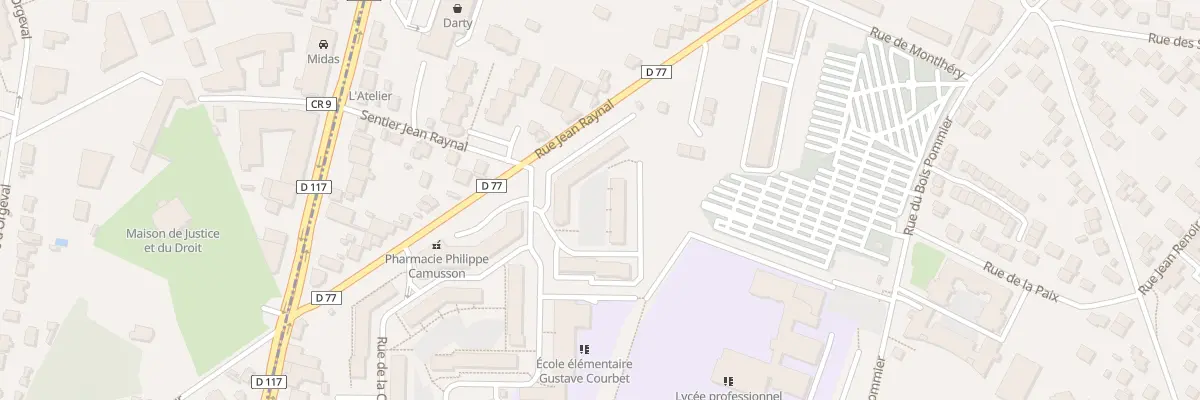 Plan du 6 Sq J B Clement à Morsang-sur-Orge