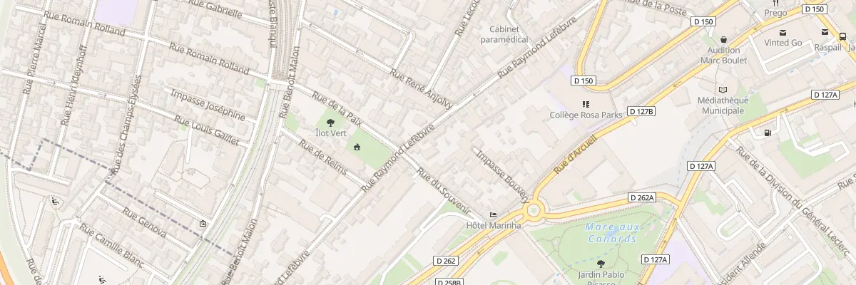 Plan du 45 Rue Raymond Lefebvre à Gentilly