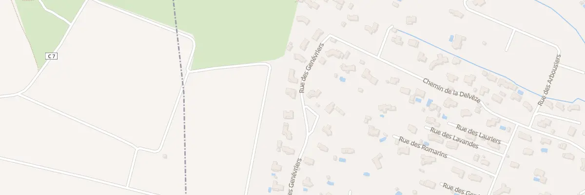 Plan du 248 Rue des Genevriers à Villemoustaussou