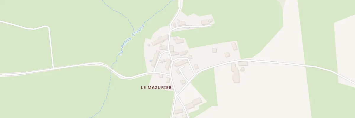Plan du 20 Le Mazurier à Soumans