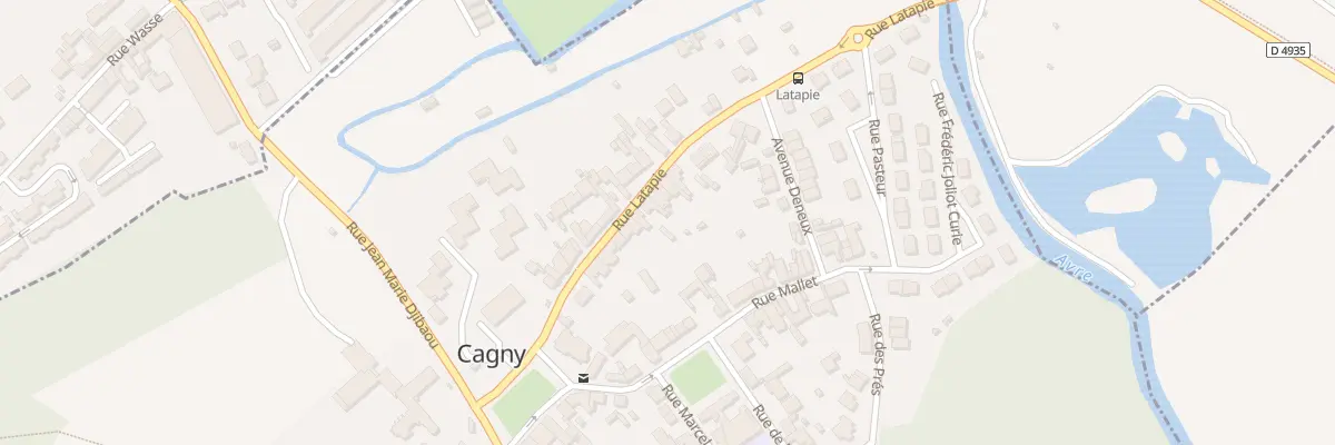 Plan du 18 Rue Latapie à Cagny