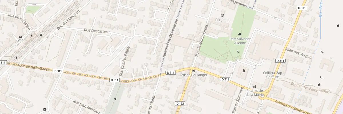 Plan du 26 Rue du Clos de Pontoise à Montmagny