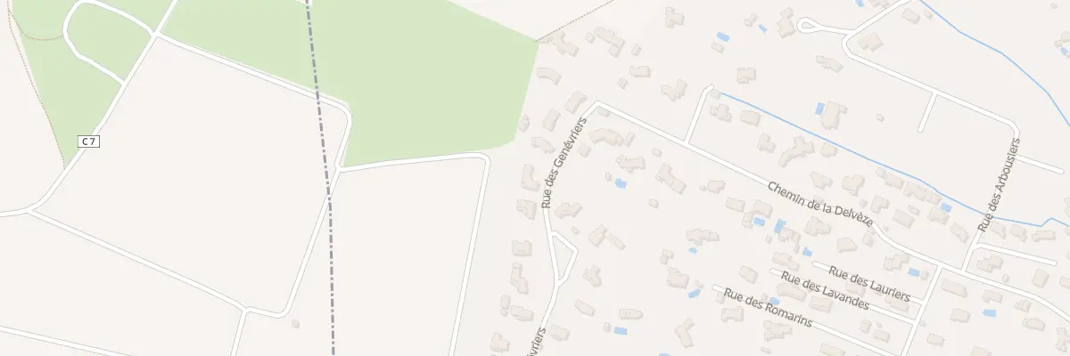 Plan du 270 Rue des Genevriers à Villemoustaussou