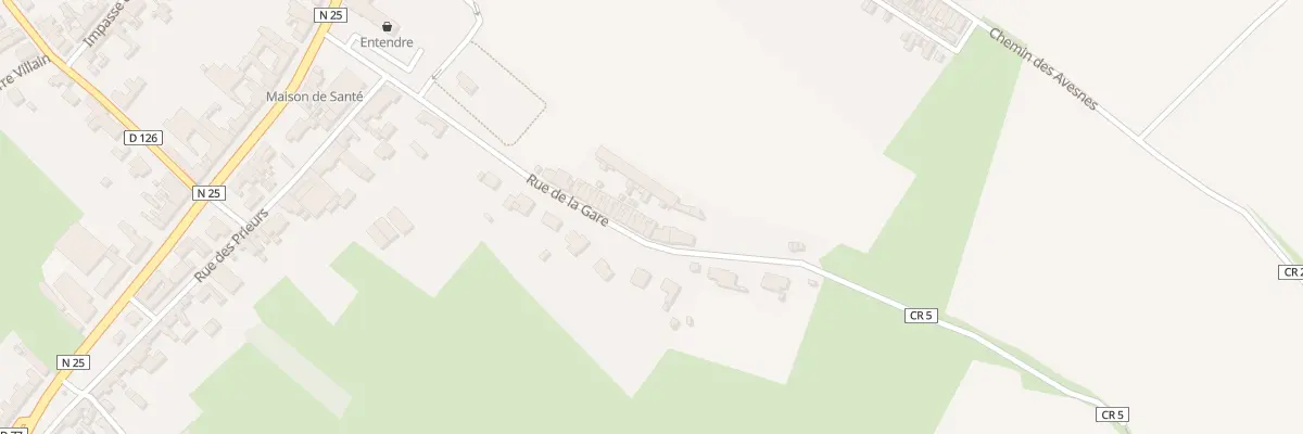 Plan du 15 Rue de la Gare à Beauval