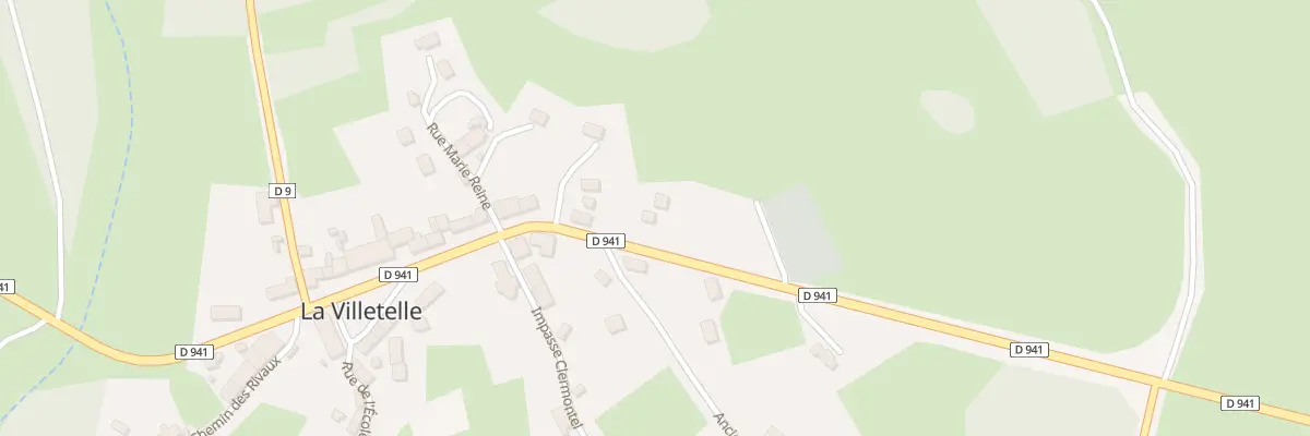 Plan du 2 Rte d’Aubusson à La Villetelle