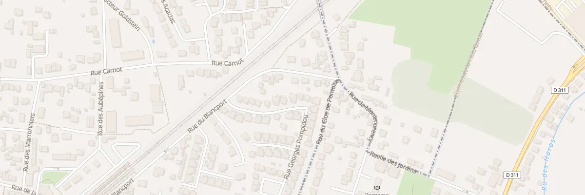 Plan du 58 Rue Georges Pompidou à Deuil-la-Barre