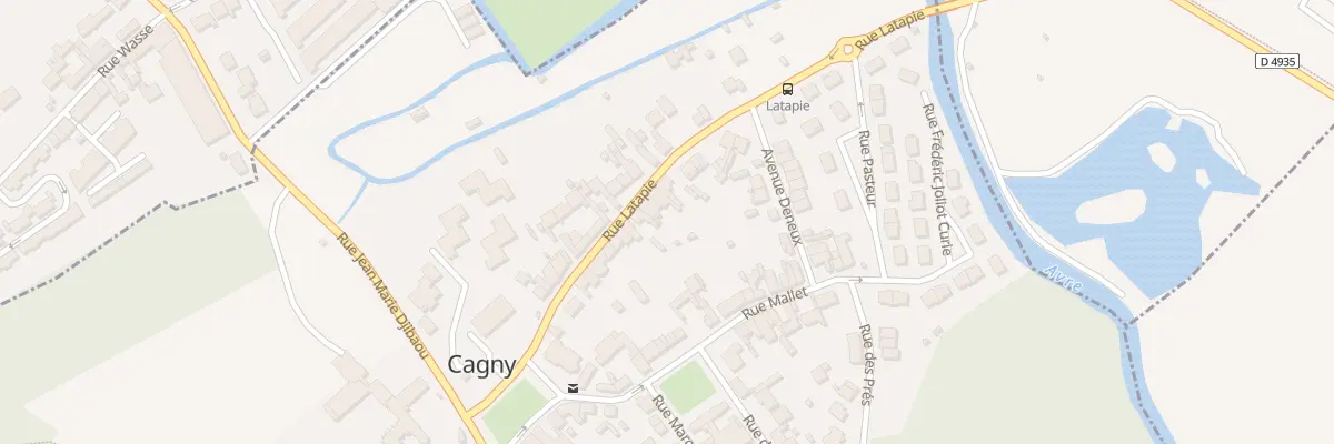 Plan du 22 Rue Latapie à Cagny