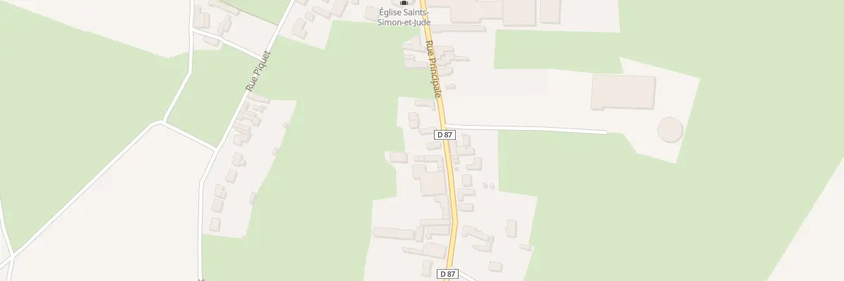 Plan du 43 Rue Principale à Troisvaux