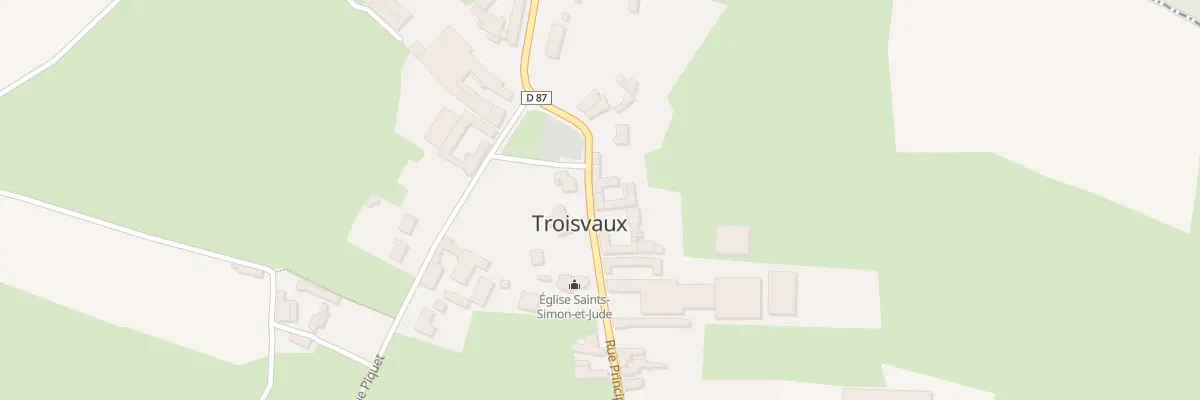 Plan du 74 Rue Principale à Troisvaux