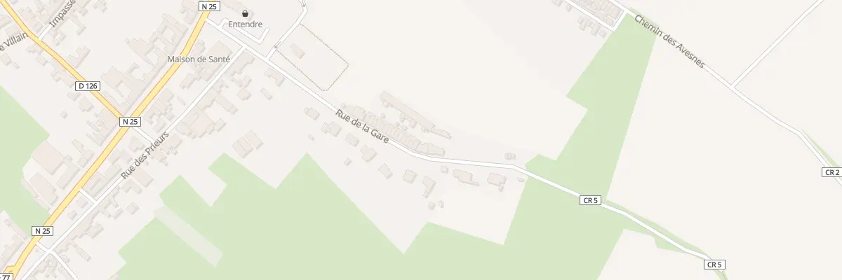 Plan du 16 Rue de la Gare à Beauval