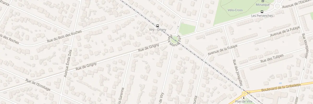 Plan du 62 Rue de Grigny à Sainte-Geneviève-des-Bois