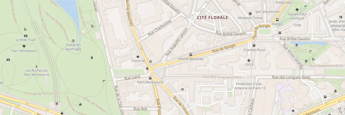 Plan du 34 Rue de Rungis à Paris 13e Arrondissement
