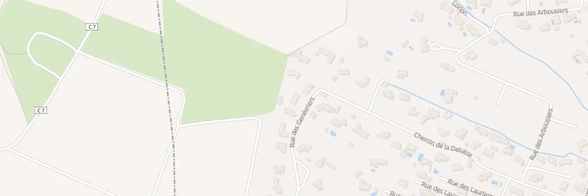 Plan du 310 Rue des Genevriers à Villemoustaussou