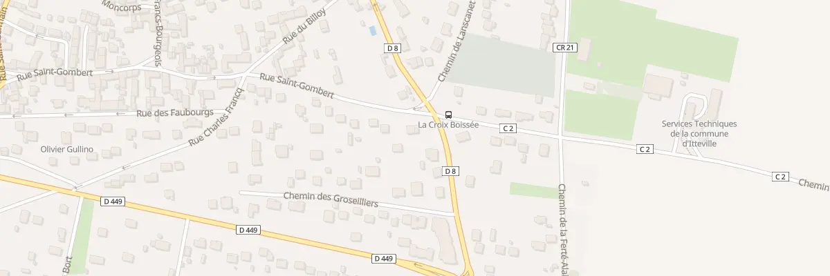 Plan du 54 Rue St Gombert à Itteville