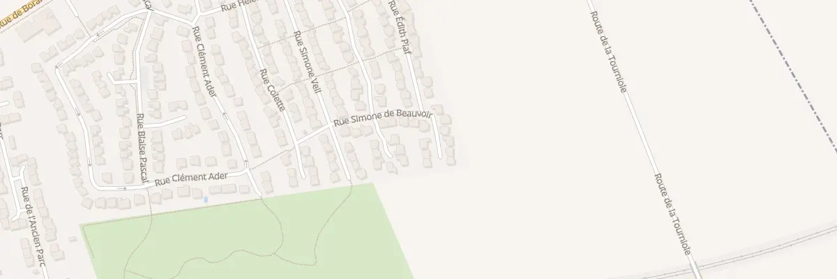 Plan du 15 Rue Simone de Beauvoir à Bruyères-sur-Oise