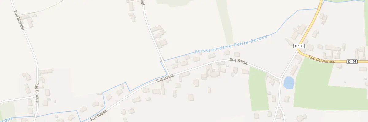 Plan du 236 Rue Basse à Roquetoire